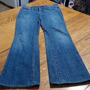 CITIZEN OF HUMANITY Jeans Womens 27 BLUE MANGO STRETCH LOW WAIST BOOTCUT Used